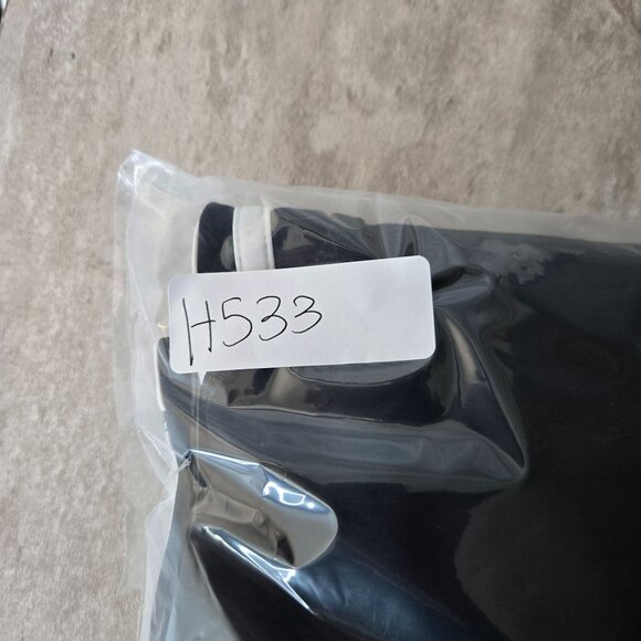 Adidas Track Pants 3 Stripe Black Size Small Stretchy Athletic Workout Pull On - Picture 12 of 12